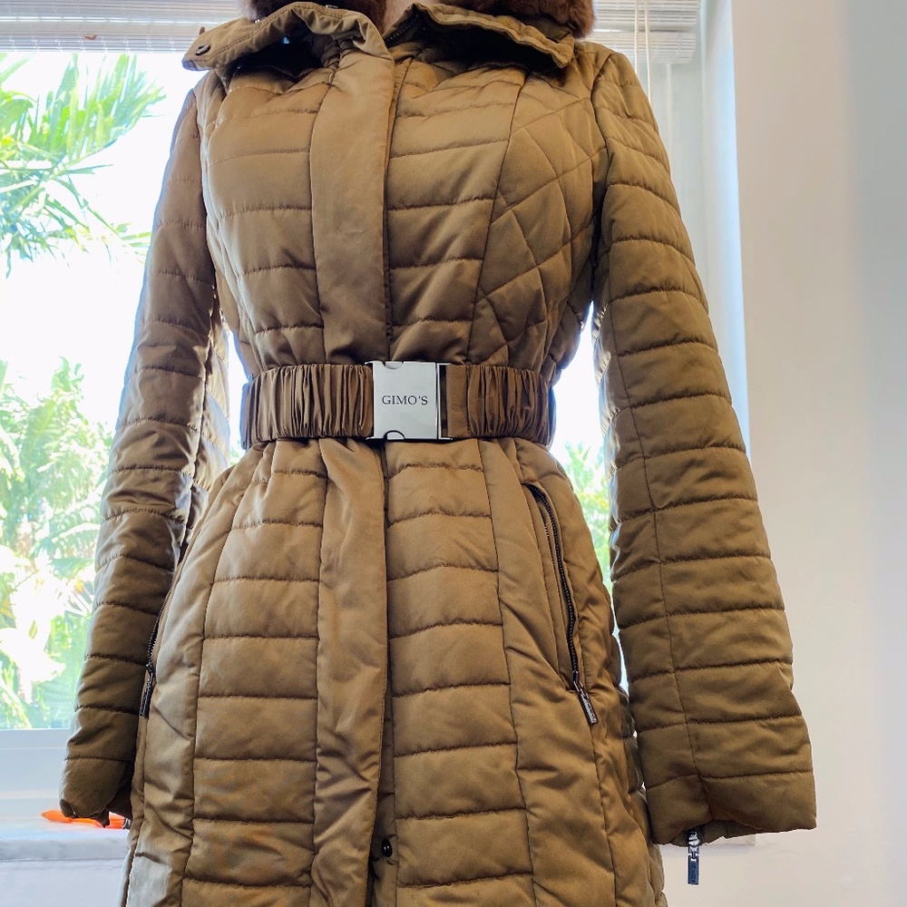 Quilted fur jacket